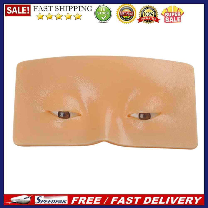 Realistic Silicone Eyes Face Makeup Practice Board Bionic Skin Make Up Pane