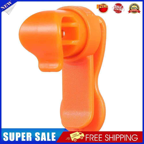 Hydration Water Bladder Bag Drink Tube Clip Holder for Cycling (Orange)