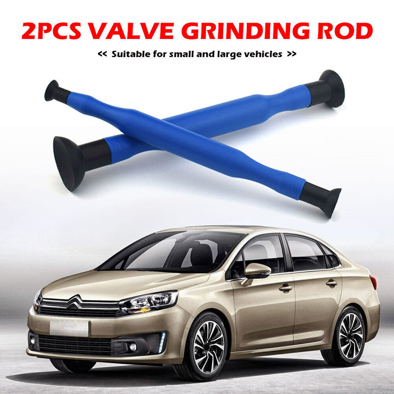 2pcs Valve Lapping Stick Set Double Ended Grinding Tools for Car Auto Motor