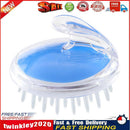 Silicone Massage Comb Head Body Scalp Hair Cleaning Bath Spa Brush (Blue) Newly