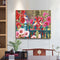 Fence Birds Flowers Oil Paint By Numbers Kit DIY Acrylic Painting on Canvas Arts