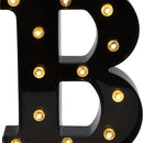 Letters LED Night Lights Alphabet Symbol Sign Lamp Home Wedding Decor (B)