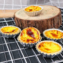 10pcs Egg Tart Aluminum Cupcake Cake Cookie Mold Lined Tools Tin Baking L7Z5
