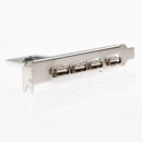 PC 4 Ports PCI to USB 2.0 HUB Riser PCI Expansion Card Adapter Converters Newly
