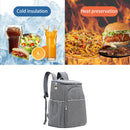 #A 30L Cooler Backpack Waterproof Shoulder Ice Bag Large Capacity Outdoor Equipm