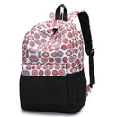 Ethnic Print Backpacks Women Girls Bookbag Casual Schoolbag(Circles)