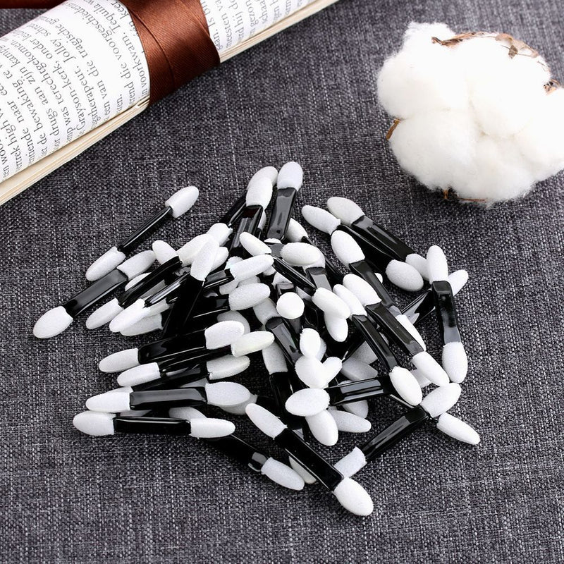 Disposable Eyeliner stick Sponge Double Foam Head Applicator Eyeshadow Brush