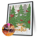 Christmas Tree Diamond Painting Special-shaped Partial Drill Wall Decor (HB310)