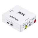 HDMI to RCA AV Converter Composite CVBS Video Adapter 720p SNES Wii 1080p  hot.