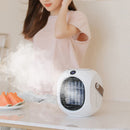 Personal Air Cooler Air Conditioner Cooling Fan with 3 Wind Speeds LED Light
