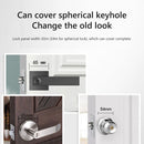 F180 Fingerprint Electronic Semiconductor Smart Door Lock w/ Key (Black) Newly
