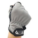1 Pair Outdoor Anti-slip Breathable Fishing Gloves Portable Tackles (Grey) Newly