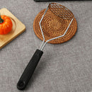 Cooking Concepts Potato Masher Vegetable Crusher Stainless Steel Black Handle