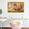 Frameless Oil Painting Arts Picture By Number Bench Umbrella Hand Painted Cra