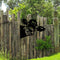 2xFarm Hollow Peeping Cow Balcony Yard Art Hanging Decor Outdoor Statue