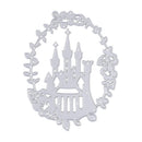 Metal DIY Wreath Castle Cutting Dies Stencils Scrapbook Card Making Craft