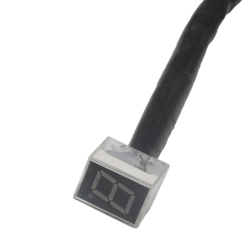 Universal Motorcycle LED Digital Gear Indicator Display Shift Lever Sensor Newly