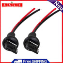 7440 T20 Car Turn Signal Light Bulb Socket Male Adapter Wire Connector 2 Pack