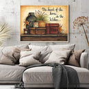 Kitchen Cooker Oil Paint by Numbers Hand Painted Frameless Picture Home Ornament
