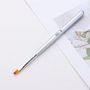 UV Gel DIY Acrylic French Tips Nail Art Brush French Half Moon Shape Drawing