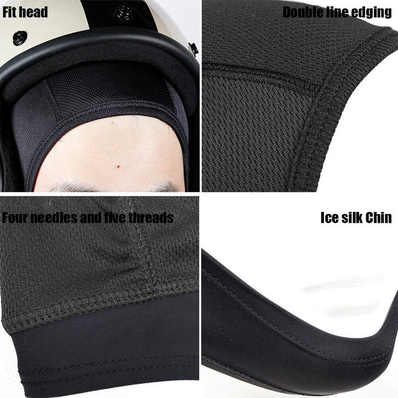 #A Motorcycle Helmet Inner Hats Breathable Racing Beanie Caps Unisex Sport Hat