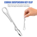 Portable Pocket Hanging Keychain Buckle for Backpack Outdoor Camping Hiking