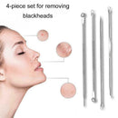 4PCS Blackhead Extractor Dots Cleaner Pore Cleaning Needles V5H0 Set Tool N4R4