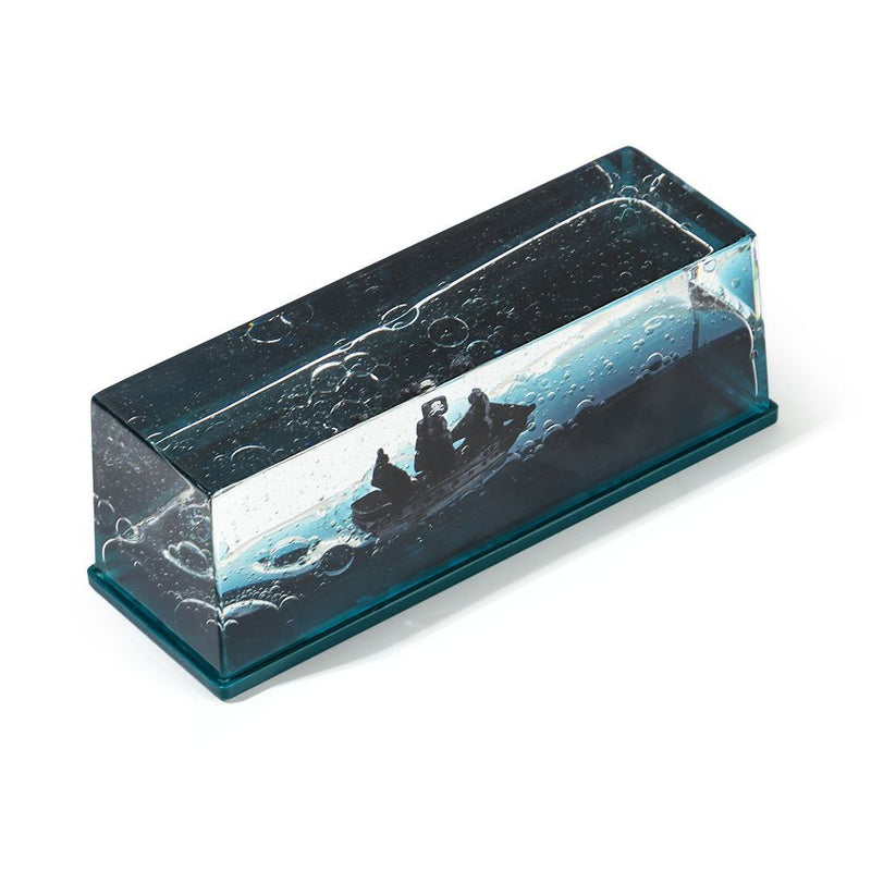 Decoration Iceberg Cruise Ship Desktop Fluid Liquid Drift Bottle Hourglass