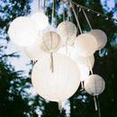 #A Practical Solar Lanterns Nylon Cloth Outdoor Hanging Garden Yard Decor
