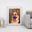Oil Painting By Numbers Acrylic Handmade Dog Digital Picture Art for Home Decor