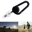 Lanyard Outdoor Camping Hiking Anti-lost Key Ring Retractable Pull Key Ring Clip