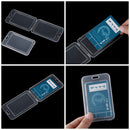 Card Holder Transparent IC Card Holder Protection Sleeve Business Card Case