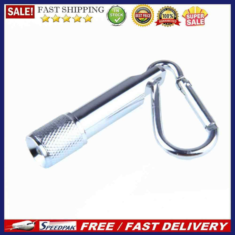 Portable Mini LED Aluminum Keychain Flashlight Light for Home Outdoor Camping