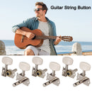 6x Metal Guitar Tuning Pegs Machine Head Tuners Acoustic Guitar Replacement Part