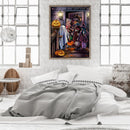 DIY Candy Children Oil Paint by Numbers Halloween Hand Painted Acrylic Drawing