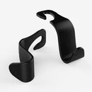 2x Black Car Seat Hook-Purse bag Hanger Bag Organizers Holders Accessories X5K4