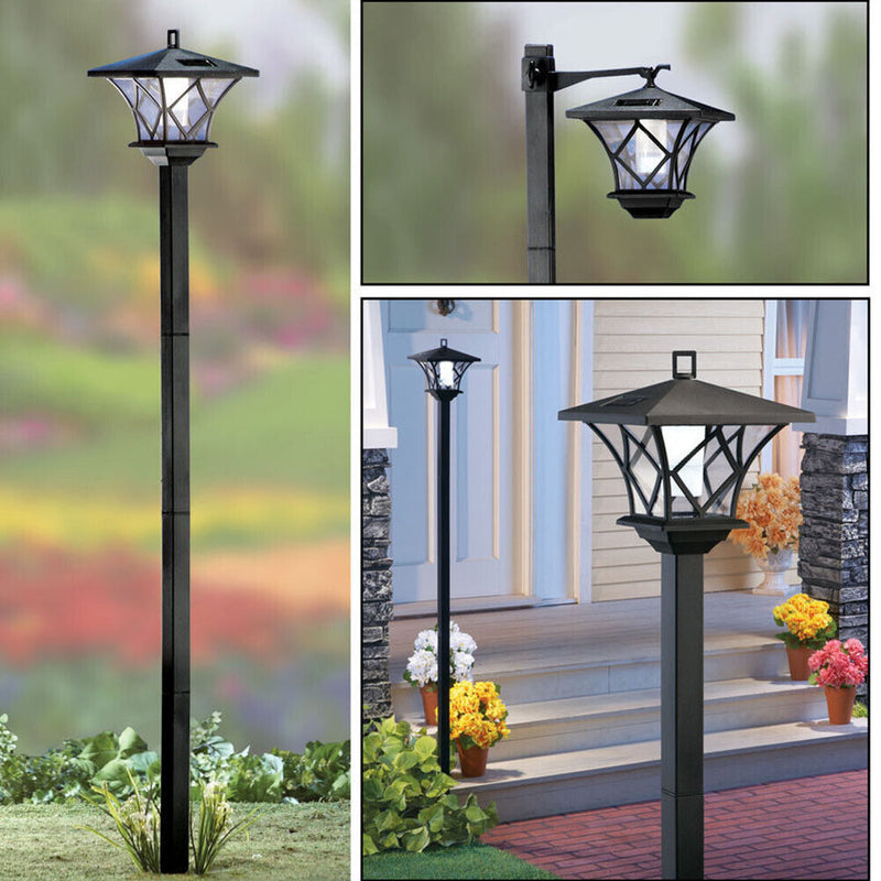 Outdoor LED Solar Garden Lawn Light Landscape Path Patio Driveway Lamp 1.5m
