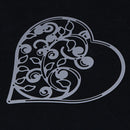 1pcs Metal Cutting Dies Hollow, Heart Carbon Steel Stencil for DIY Scrapb