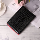 PU Crocodile Golf Leather Scorebook Golf Game Tracker Book with Pencil Hold