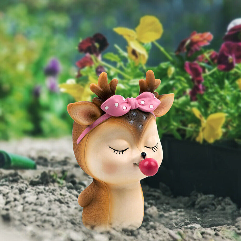 Succulent Planter Cartoon Vase Deer Flower Pot Holder Home Desktop Bonsai Pot