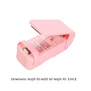 Mini Vacuum Food Heat Sealer Plastic Storage Bag Snack Seal Machine (Pink)