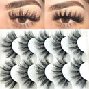 Multilayers False Eyelashes Eye Lash Extension 6D Faux Mink Hair Crisscross