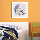 DIY Diamond Painting Embroidery Cute Cats Moon Full Drill Cross Stitch Kits
