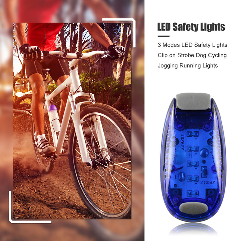 LED Safety Light Warning Flashing Light with 3 Light Modes 2 Pack (Blue)