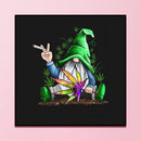 Full Cross Stitch Art Paint 11CT Stamped Cartoon Gnome Embroidery Wall Ornament