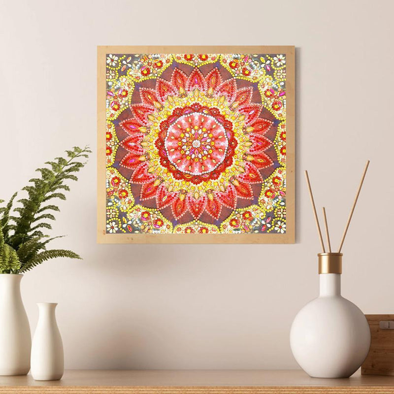 5D DIY Special Shaped Diamond Painting Flower Cross Stitch Kits (D1063)