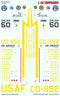 Caracal Decals 1/72 CURTISS C-46 COMMANDO USAF & USN Versions