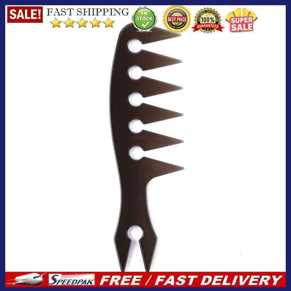 Men Large Tooth Hairdressing Comb Dyeing Styling Comb Man Oil Head Hair Com