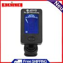 Rotating Clip-on Guitar Tuner for Folk Acoustic Guitar Chromatic Bass Tuning