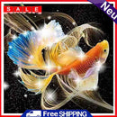 Full Embroidery Stamped Koi Fish DIY 11CT Eco-Cotton Thread Art Cross Stitch Kit
